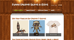 Desktop Screenshot of funnysquirrelshirts.com